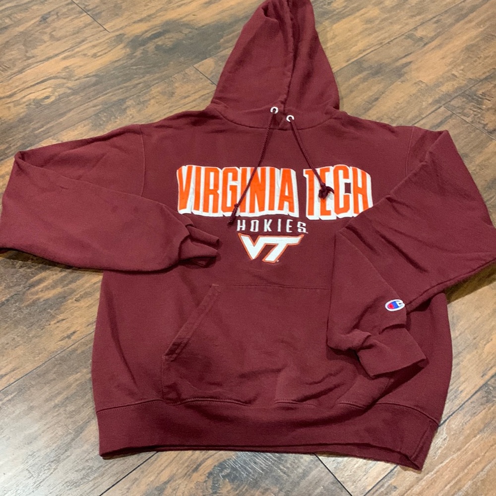 Champion brand Co-Ed Virginia Tech hoodie